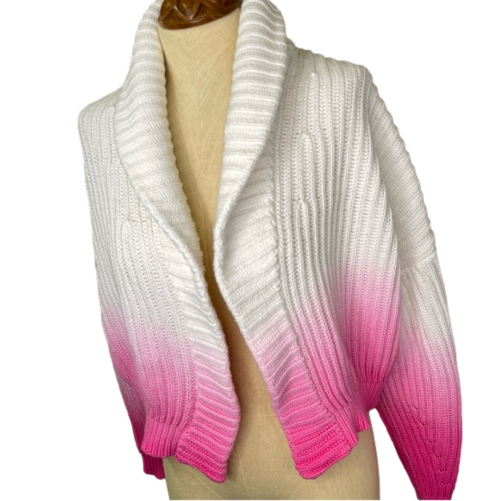 27 Miles Malibu Cotton Shawl Collar Cardigan Medium